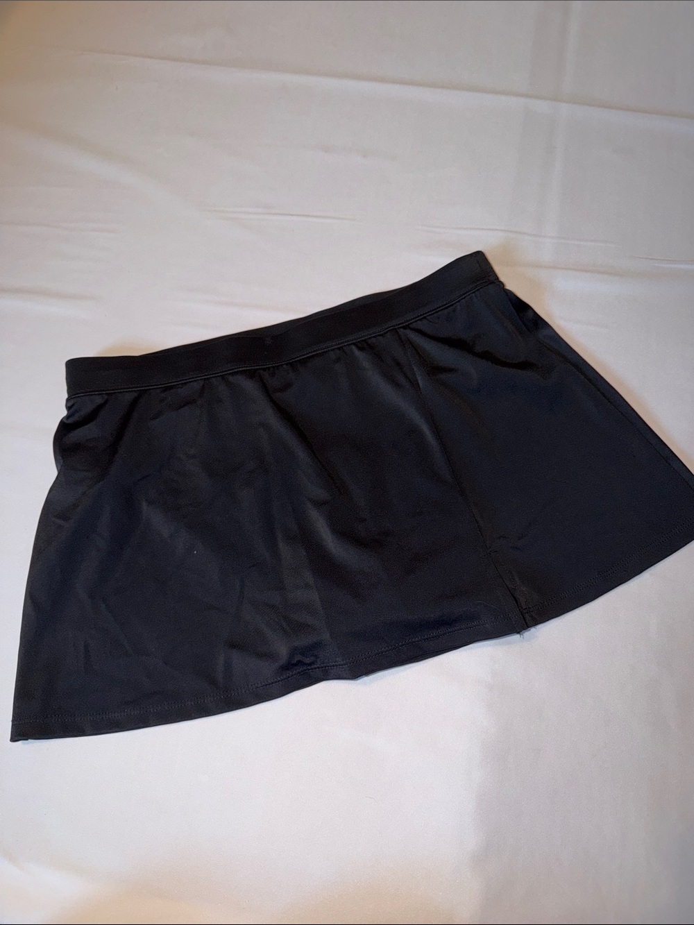 Women's Black Skirted Bathing Suit Bottom Size 10